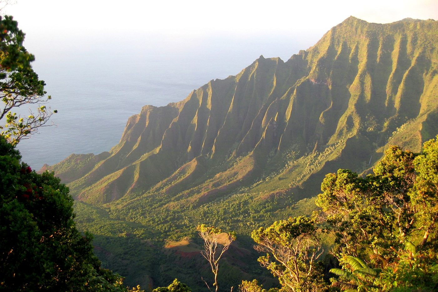 Na Pali coast cliffs in Hawaii
