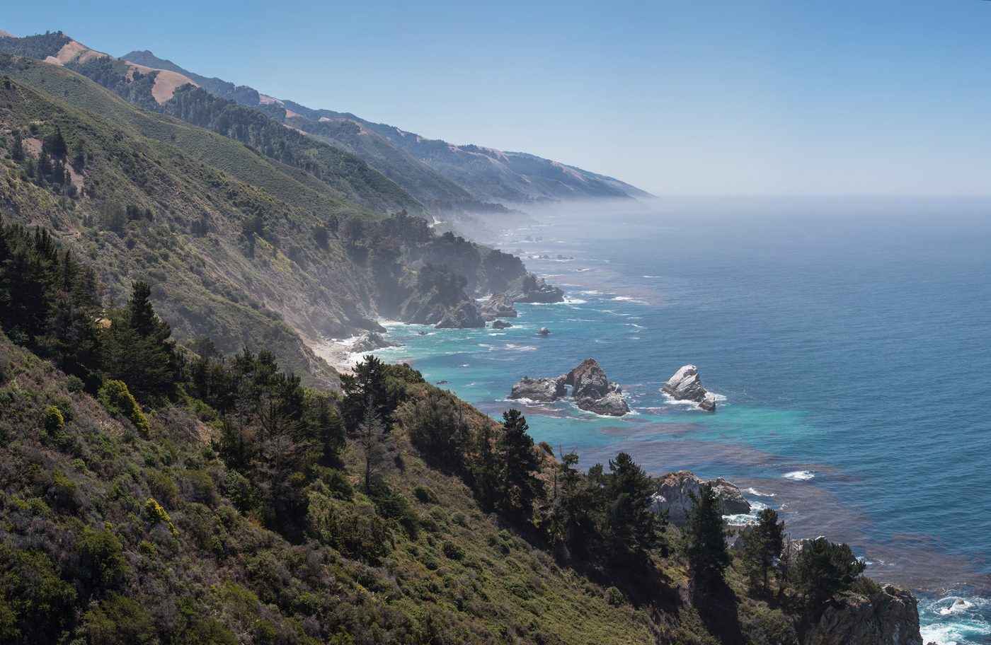 Big Sur coastline in California