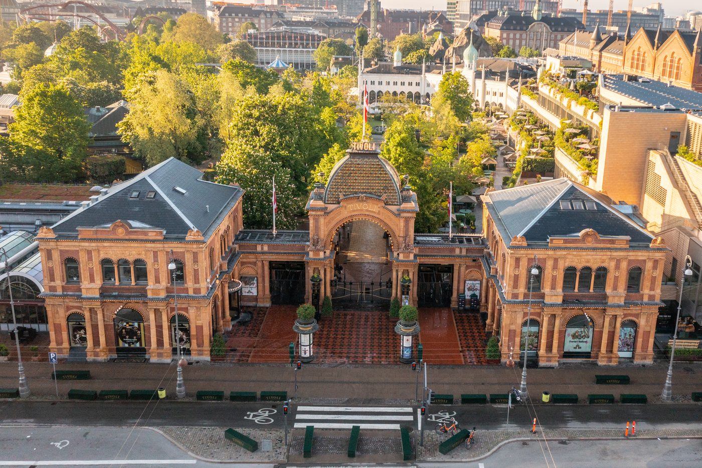 Tivoli Gardens Entry and Evening Walk